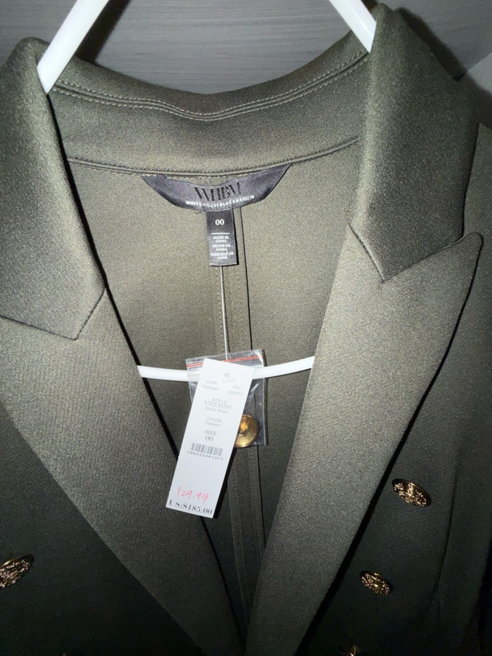 White House Black Market High-Waist Tailored Trousers and Jacket - Picture 3 of 7